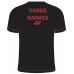 Warwick Yonex T011MC Flash T Shirt Crew Neck Mens Black/Sky/Red/White 